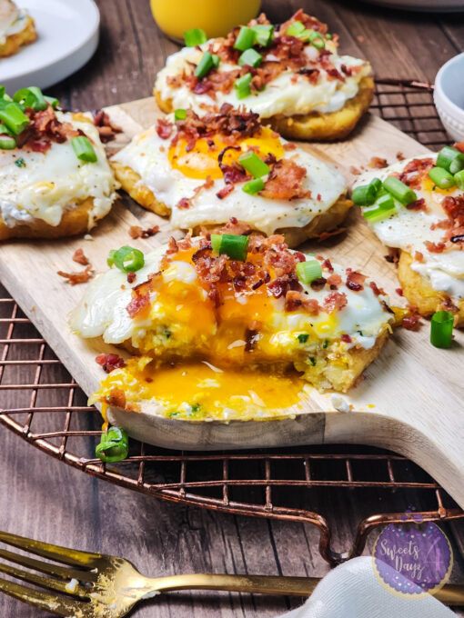 Loaded Hashbrowns on Brown Wood - Image 13