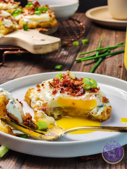 Loaded Hashbrowns on Brown Wood - Image 14