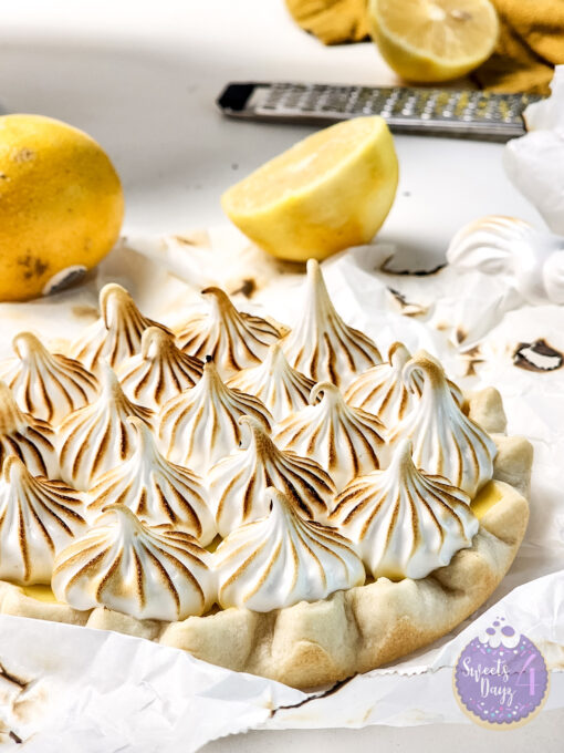 Lemon Meringue Tarts on White - Image 3