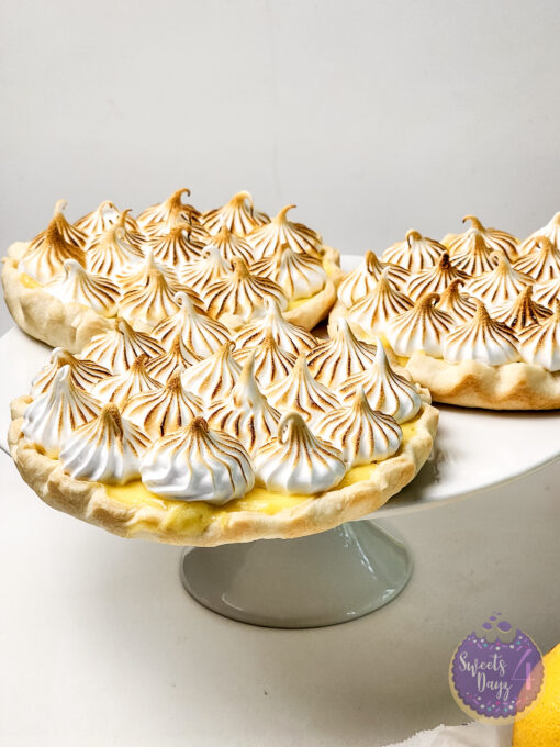 Lemon Meringue Tarts on White - Image 6