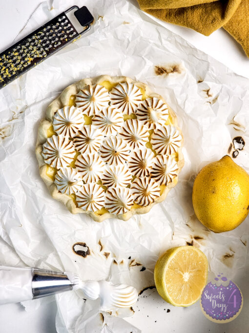 Lemon Meringue Tarts on White - Image 13