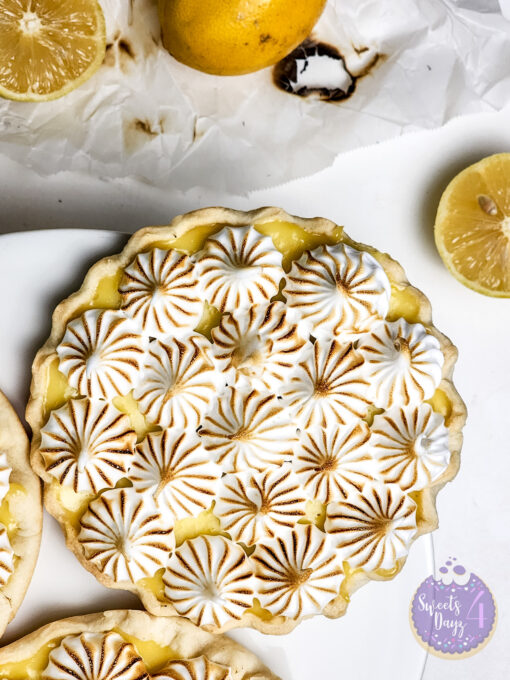 Lemon Meringue Tarts on White - Image 9