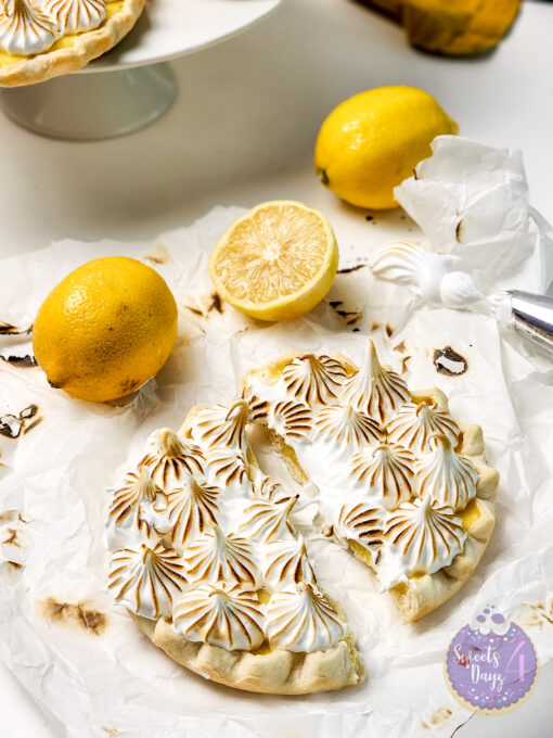 Lemon Meringue Tarts on White - Image 10
