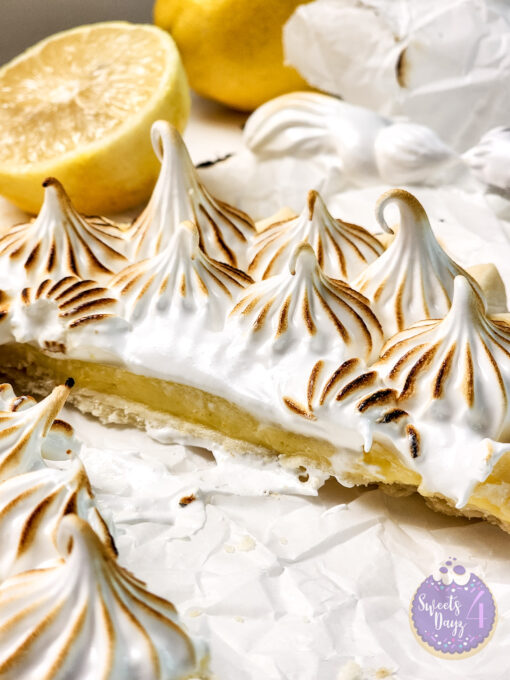 Lemon Meringue Tarts on White - Image 11