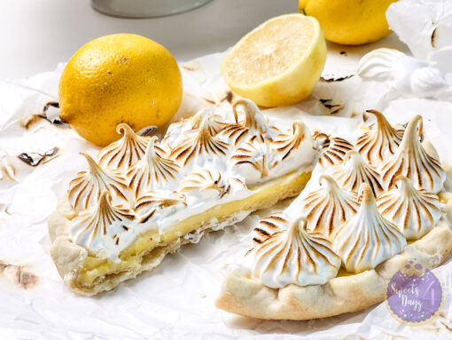 Lemon Meringue Tarts on White - Image 12