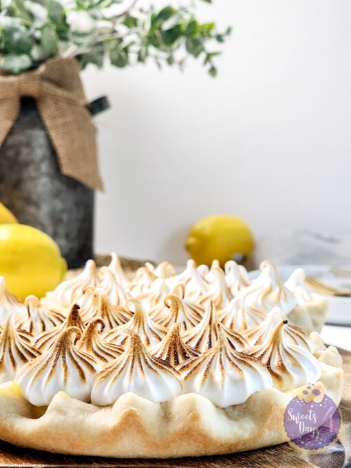 Lemon Meringue Tarts on Gold Marble - Image 4
