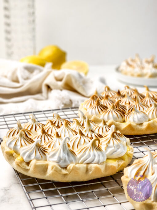 Lemon Meringue Tarts on Marble - Image 5