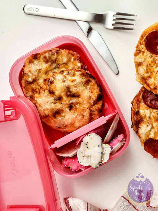 Mini Pizzas on White - Image 6