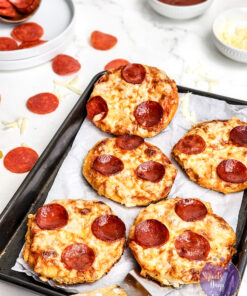 Mini Pizzas on Marble - with Unedited Process Video