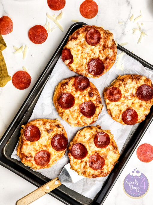 Mini Pizzas on Marble - Image 2
