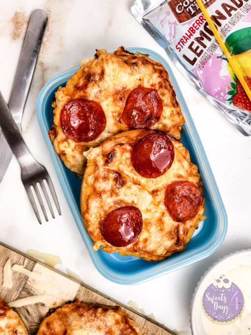 Mini Pizzas on Gold Marble - Image 9