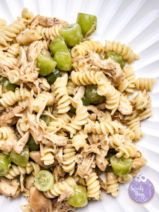 Chicken Grape Poppyseed Pasta Salad on Rhombus - Image 4