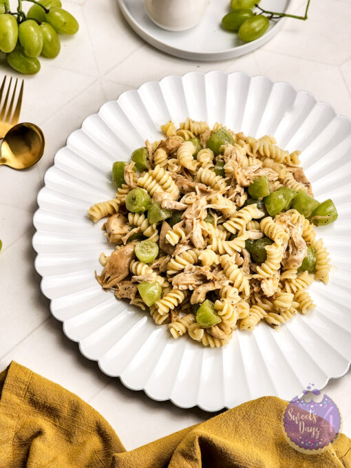 Chicken Grape Poppyseed Pasta Salad on Rhombus - Image 7