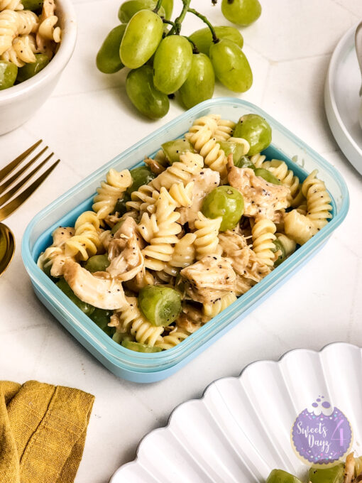 Chicken Grape Poppyseed Pasta Salad on Rhombus - Image 11