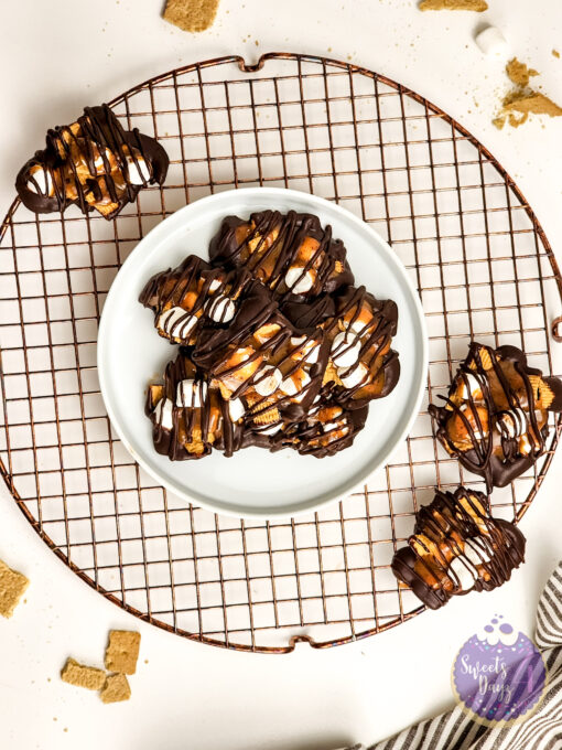 Smores Caramel Clusters on White - Image 6