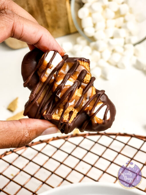 Smores Caramel Clusters on White - Image 7