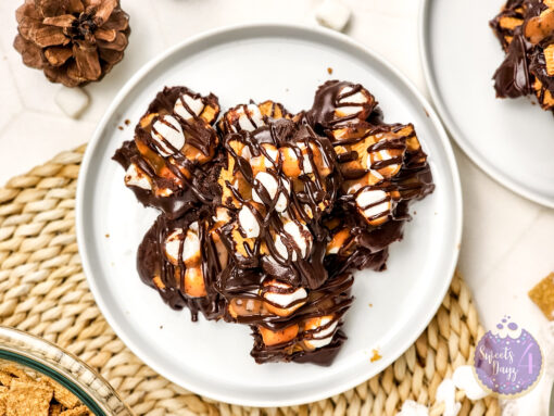 Smores Caramel Clusters on Rhombus - Image 5