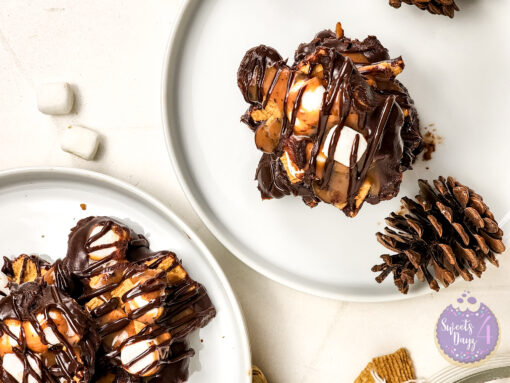 Smores Caramel Clusters on Rhombus - Image 6