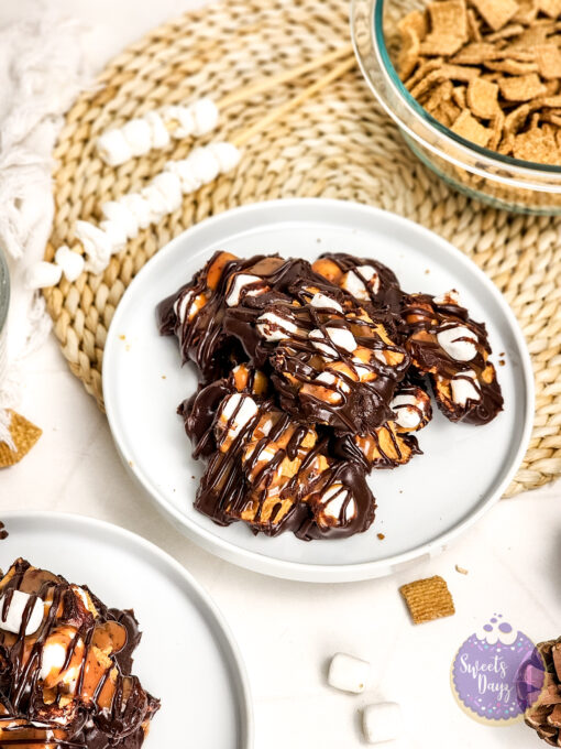 Smores Caramel Clusters on Rhombus - Image 8