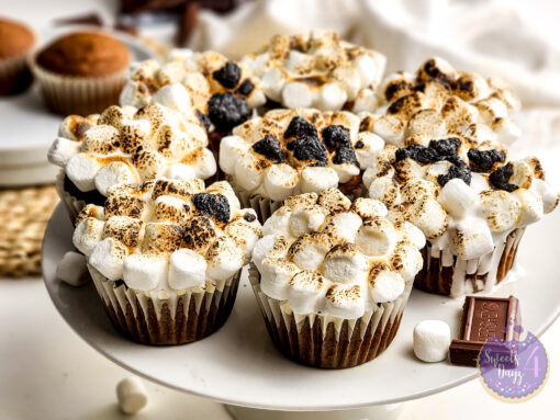 Sweet Potato Casserole Cupcakes on White - Image 4