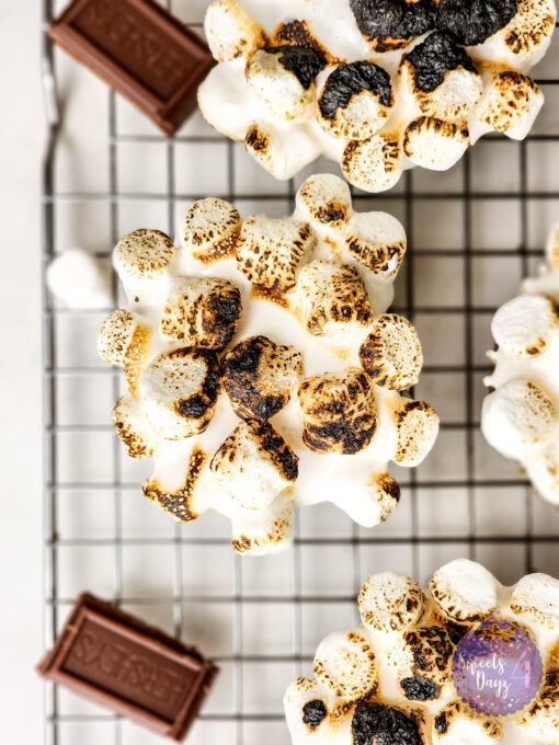 Sweet Potato Casserole Cupcakes on Marble - Image 3