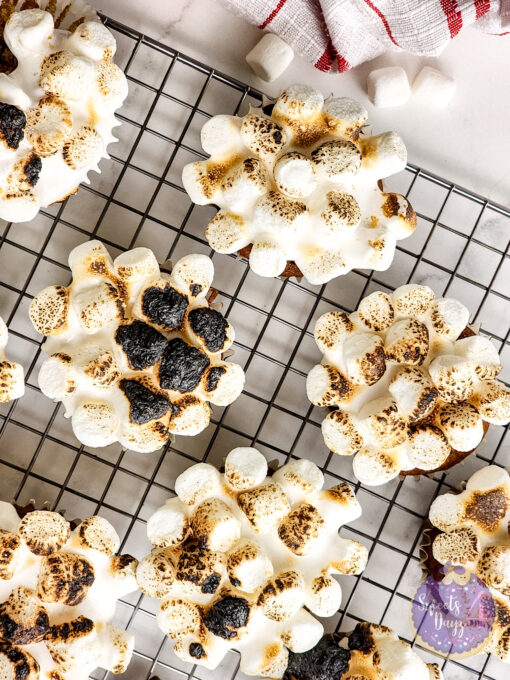 Sweet Potato Casserole Cupcakes on Marble - Image 4