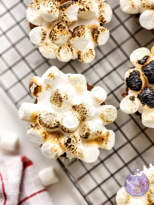 Sweet Potato Casserole Cupcakes on Marble - Image 6