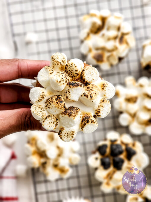 Sweet Potato Casserole Cupcakes on Marble - Image 7