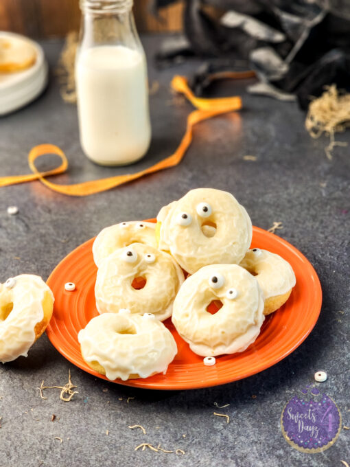 Ghost Frosted Donuts on Black - Image 2
