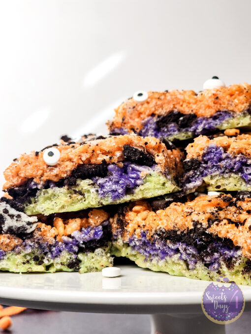 Halloween Rice Krispie Treats on Black - Image 4