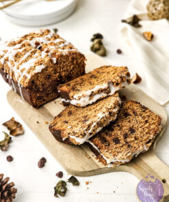 Alternative view of Gingerbread Streusel Loaf on Rhombus