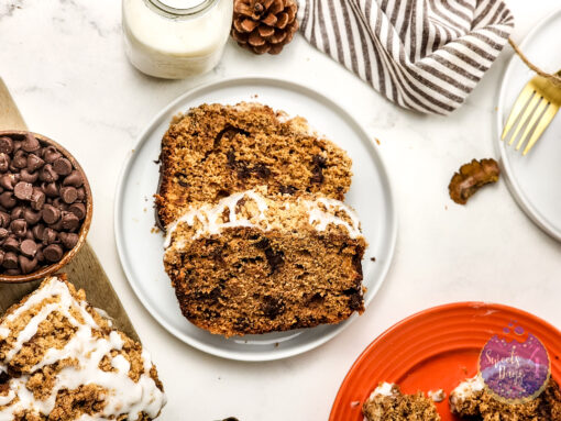 Gingerbread Streusel Loaf on Marble - Image 6