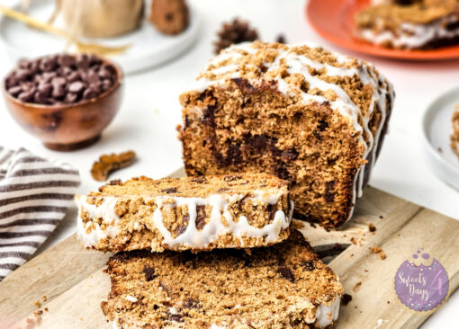 Gingerbread Streusel Loaf on Marble - Image 8