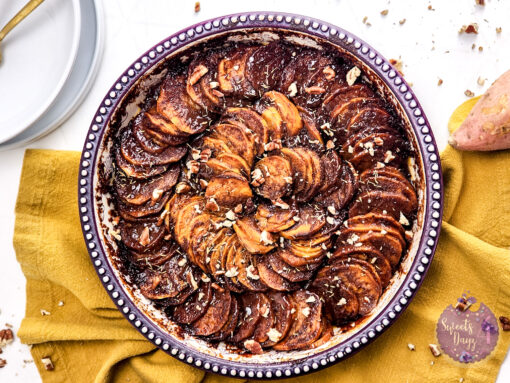 Scalloped Sweet Potatoes on Rhombus - Image 5