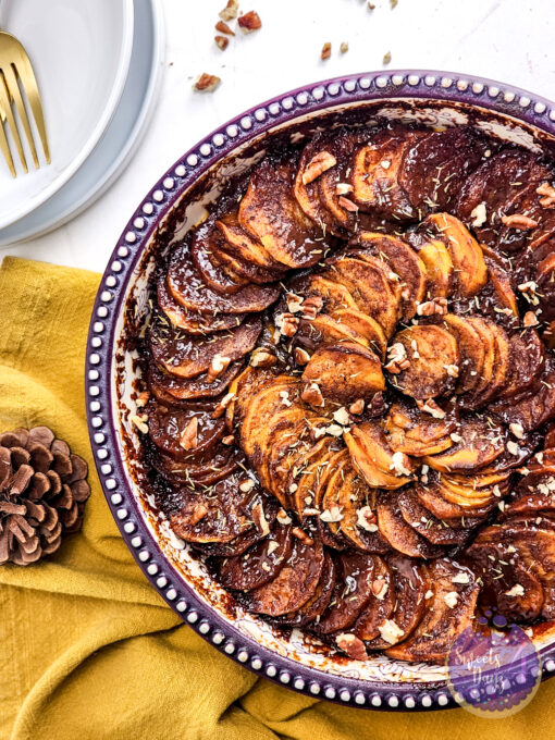 Scalloped Sweet Potatoes on Rhombus - Image 8