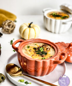 Alternative view of Bacon Potato Chicken Soup on Rhombus