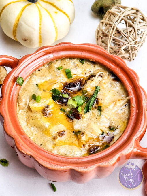 Bacon Potato Chicken Soup on Marble - Image 8