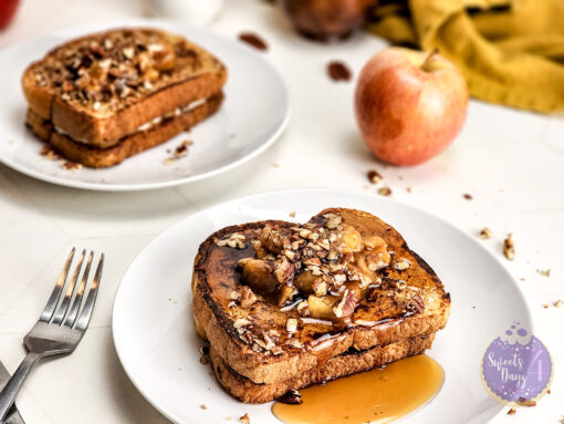 Apple Pie Cheesecake Stuffed French Toast on Rhombus - Image 4